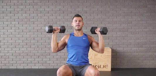 Arnold Press: esercizio per le spalle! arnold-press