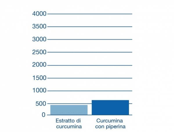 assorbimento della curcumina