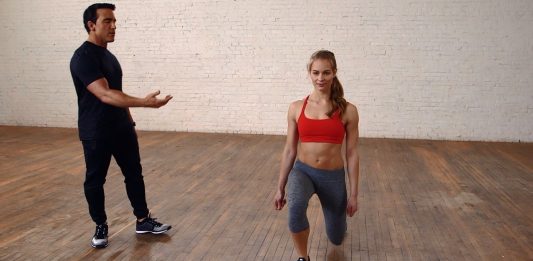 esecuzione degli affondi frontali